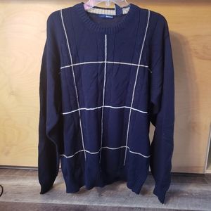 Mens basic editions crew neck sweater size xl, nwt